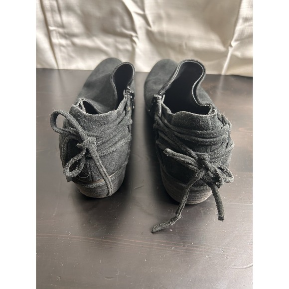 Korks Women's US 9.5 M Black Suede Leather LYDNEY Shootie Ankle Boots - Picture 5 of 6